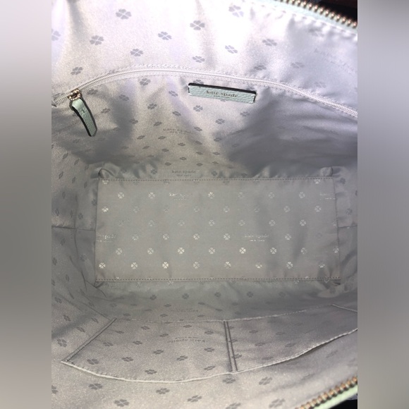 NWT-Kate Spade-Orchard Street-Maya Tote-Pebbled Leather-Crystal Blue-Tassels$358 - Picture 12 of 13